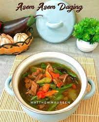 Asem Asem Daging Resep Masakan Resep Daging