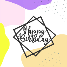 Cake Topper Svg Happy Birthday Svg Cake Decor Svg Cake Topper Etsy In 2020 Cake Toppers Happy Birthday Cake Frame