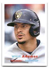 Willy Adames 2021 Topps Archives Baseball #46 Milwaukee Brewers