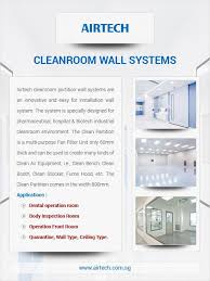 Airtech Cleanroom Partition Wall Systems Are An Innovative And Easy For Installation Wall System The System Is Spec Wall Systems Partition Wall Ceiling System