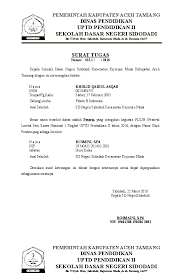 Contoh surat dinas lengkap ada di sini. Download Doc Surat Tugas Sufrizal Spd Academia Edu