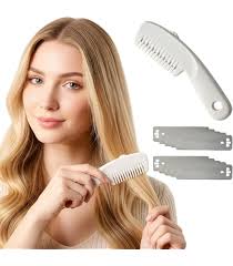 Pettine 2 in 1 per tagliare i capelli, pettine per coda, strumento per la  rimozione e lo styling dei capelli, mini strumento portatile per la rottura  dei capelli, design a doppio lato