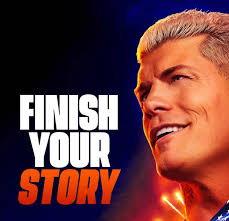 The official tagline for #WWE2K24: 'Finish Your Story'.