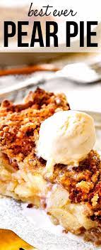 Pear Pie Pear Dessert Recipes Pear Pie Pear Dessert