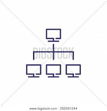 Computer Network Line Vector Photo Free Trial Bigstock