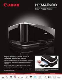 The parameter when printing on ink jet hagaki has been changed. Canon Pixma Ip4600 Specifications Pdf Download Manualslib