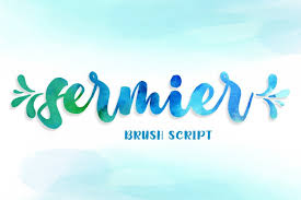 I repeat, we have a font! Sermier 718784 Handwritten Font Bundles