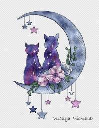 Characteristics Of The Scheme Stitches Stitche 118h163 Colours Dmc 20 Colors Are In Use 5 Of Cat Cross Stitch Cat Cross Stitch Pattern Cross Stitch Designs