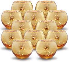Take the candle out and pour a layer of sprinkles into the holder. Volens Round Gold Votive Candle Holders Bulk Mercury Glass Tealight Candle Holder Set Of 12 For Wedding Decor And Home Decor Walmart Com Walmart Com