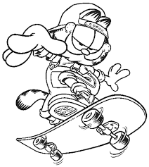 Garfield is a famous comic strip created by jim davis. Coloring Pages Coloring Pages Garfield Printable For Kids Adults Free