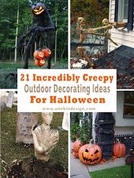 But that doesn't mean you have to buy all those pricey stuff, there are many creative ways and diy ideas to make your porch and backyard scariest in the neighborhood. 21 Incredibly Creepy Outdoor Decorating Ideas For Halloween