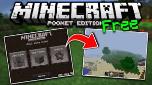 Minecraft Pe Free Version Old Mcpe Lite Version Pocket Edition Youtube