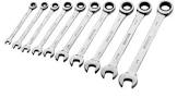 90-Tooth Ratcheting Wrench Set, 10-pc, Metric Maximum