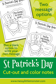 Sur safari par exemple, quick note va proposer d'ajouter le lien à côté du texte. St Patrick S Day Printable Notes Messy Little Monster