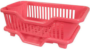 Plastic kitchen sink dish drainer. Evershinegifts Kitchen Sink Dish Drainer Drying Rack Washing Holder Basket Organizer With Drain Board And Utensil Cup 1pc Pink Plastic Kitchen Rack Pink Buy Online In Antigua And Barbuda At Antigua Desertcart Com Productid