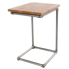 Mango wood is the wood derived from the mango tree (scientific name mangifera indica for its origin in india), found in tropical countries of southeast asia, australia and the south pacific islands. Lot Art West Elm Mangowood And Steel Pipe Side Table