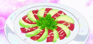 Beef Amp Avacado Piace Watashi No Italian Ep9 Anime Food Avocado Carpaccio