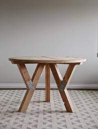 Y Truss Round Table Diy Coffee Table Plans Diy Coffee Table Diy Dining Table