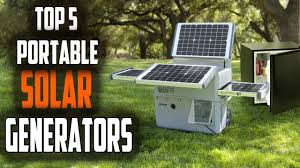 Maybe you would like to learn more about one of these? Top 5 Best Portable Solar Generators For Camping Outdoors In 2019 Youtube