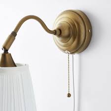 Bright finds 12 plug in wall lights under 100 cbc life. Arstid Wall Lamp Brass White Ikea