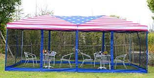 ✓ free for commercial use ✓ high quality images. Outsunny 10 X 20 Pop Up Canopy Shelter Party Tent With Mesh Walls American Flag Discounttentsnova