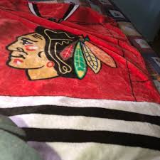 Nhl just released chicago blackhawks fleece! Accessories Blackhawks Fleece Blanket Poshmark