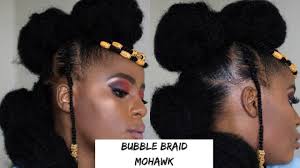 Masses adore black braid hairstyles for a reason. Bubble Braid Mohawk On Short Natural Natural Hair Mag Facebook