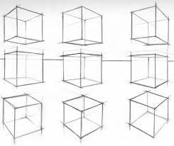 Gallery For How To Draw A Cube In Perspective Metody Risovaniya Perspektiva Iskusstvo Art Risunok