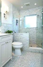 Green doesn't seem like a natural color for a bathroom. Bathroom Shower Ideas With Half Wall Trendecors