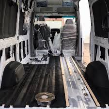 The Insulation Of The Floor Is Finally Done We Used 25mm Self Adhesive Armaflex On The Floor As Well As 3mm Armaflex T Overlanding Van Interior Sprinter