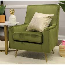 Mercer41 Hassler Armchair Wayfair Furniture Armchair Green Velvet Chair
