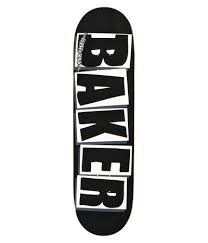 Baker Team Brand Logo 8 4 Deck Black White Buy At Skatedeluxe