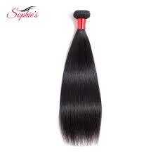 Sophies Human Hair Bundles Peruvian Straight Hair Weaves