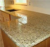 Giallo Cecilia Granite Kitchen Countertops,Brazil Yellow Granite from China  - StoneContact.com