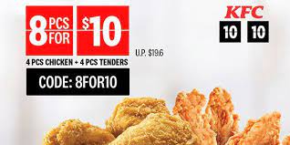 Kfc Singapore 10 10 Delivery Deals Up To 97 Off Promotion Ends 13 Oct 2019 Kfc Singapore 10 Things