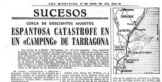 Maybe you would like to learn more about one of these? Una Terrible Tragedia El Camping De Los Alfaques