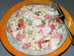 Imitation Crab And Pasta Salad Recipe Food Com Recipe Crab Pasta Salad Crab Recipes Imitation Crab Meat