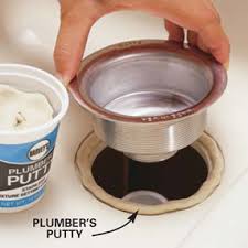 Sometimes you'll get a silicone gasket to use instead of putty, but it all works out the same. Plumbing What Will I Need If I Remove A Broken Garbage Disposal From The Kitchen Sink Itectec