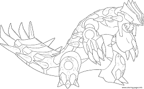 Groudon pokemon, pokémon, pocket monsters, pokemon, video games, nintendo, satoshi tajiri, franchise, pokemons, pokémons, game boy. Primo Groudon Generation 6 Coloring Pages Printable