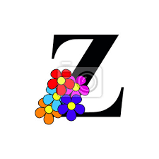 60+ vectors, stock photos & psd files. Letter Z Black Flower Letters Alphabet Beautiful Capital Fototapete Fototapeten Gelb In Vintage Myloview De