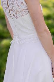 Misshow damen spitze hochzeitskleid standesamt kleid brautkleid rückenfrei kurz lila 36. Brautkleid Kurz Mit V Ausschnitt Und Vintage Spitze Ginger Claudia Heller