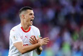 After scoring, star players xherdan shaqiri and granit xhaka of switzerland celebrated by making the double eagle gesture. The Biggest Geopolitical Moment In This World Cup Just Happened Complex