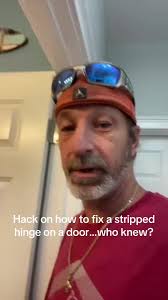Simple Home Improvement: Fixing Stripped Door Hinges