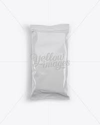 Download White Plastic Soap Bar Mockup Top View In Flow Pack Mockups On Yellow Images Object Mockups