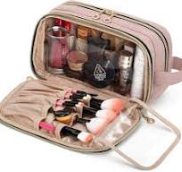 Teamoy Bolsa portátil para brochas de maquillaje (hasta 9 pulgadas),  soporte para brochas de maquillaje con asa, organizador de maquillaje de  viaje, ...