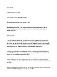 Mereka telah banyak mengalami rasa sakit, anugerah, dan kejanggalan. 59 Terbaik Gombal Bahasa Minang Terbaru Terlengkap