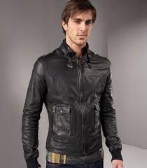 D G Leather Jacket Mens Leather Jacket Leather Jacket Men Leather Outerwear