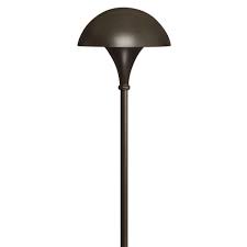 Hinkley Lighting 120 Volt Line Voltage Bronze Mushroom Path Light 56000bz The Home Depot