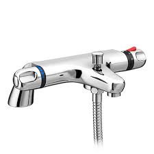 Coral Modern Thermostatic Bath Shower Mixer Bottom Outlet Btmv01 At Victorian Plumbing Uk