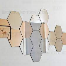 Collection by davetta moore interior designer. 10 Honeycomb Mirror Ideas In 2021 Honeycomb Mirror Mirror Wall Decor Hexagon Mirror